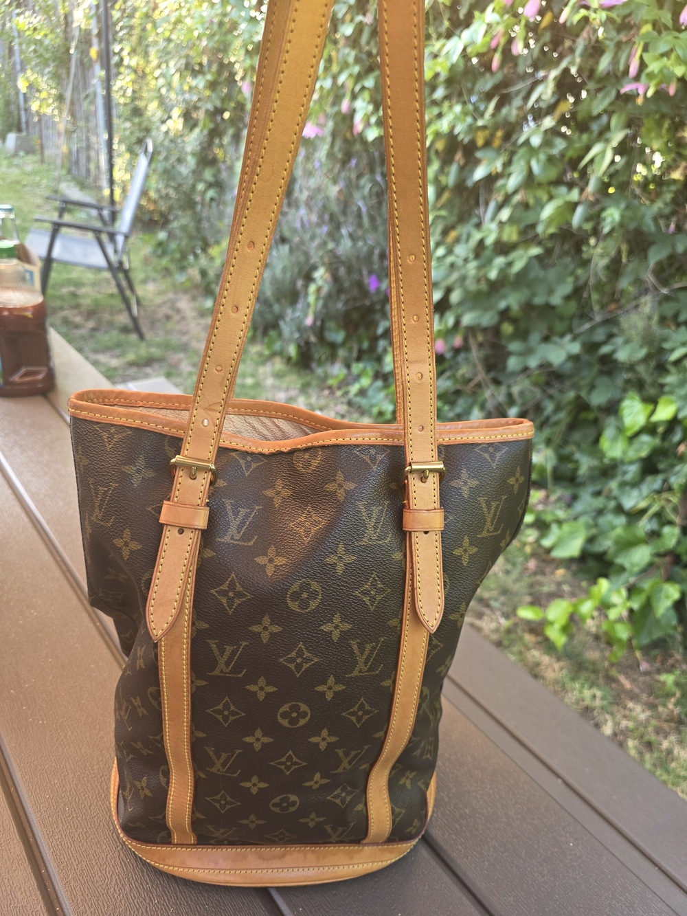 Louis Vuitton Monogram Canvas Bucket GM Tote Bag